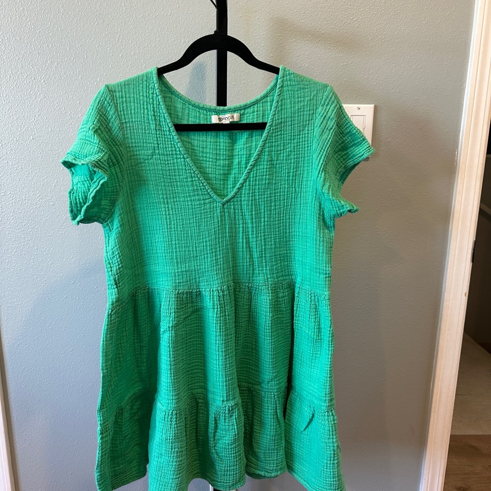 Rip Curl Teal Textured Dress